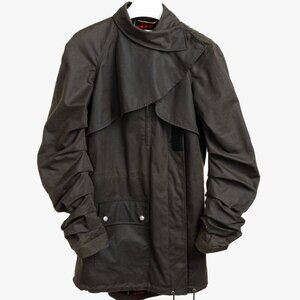 Saint Laurent 2017 Dark Khaki Brown Trench Coat